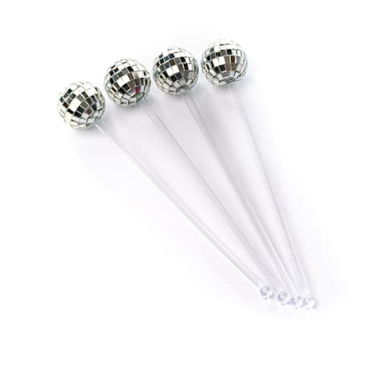 Disco Drink Stirrers, 4ct.